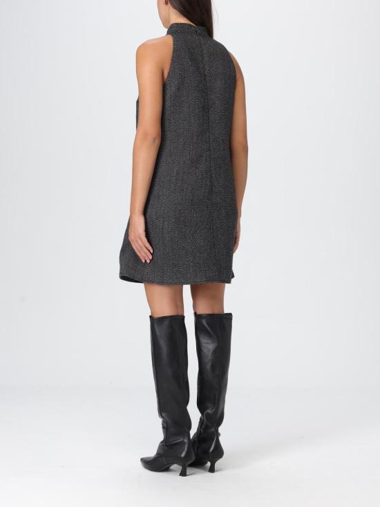 25FW 쿠레쥬 롱 원피스 325CRO671WO0144 9901 Black - COURREGES