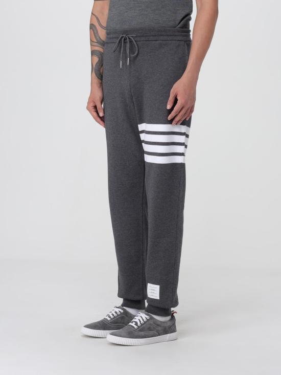 25FW 톰브라운 클래식 루프백 엔지니어드 4바 스웨트팬츠  MJQ008H025 025 Grey - THOM BROWNE