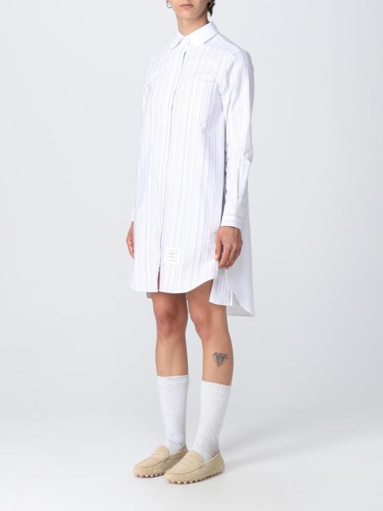 25FW 톰브라운 롱 원피스 FDSD95CF0272 996 Red - THOM BROWNE