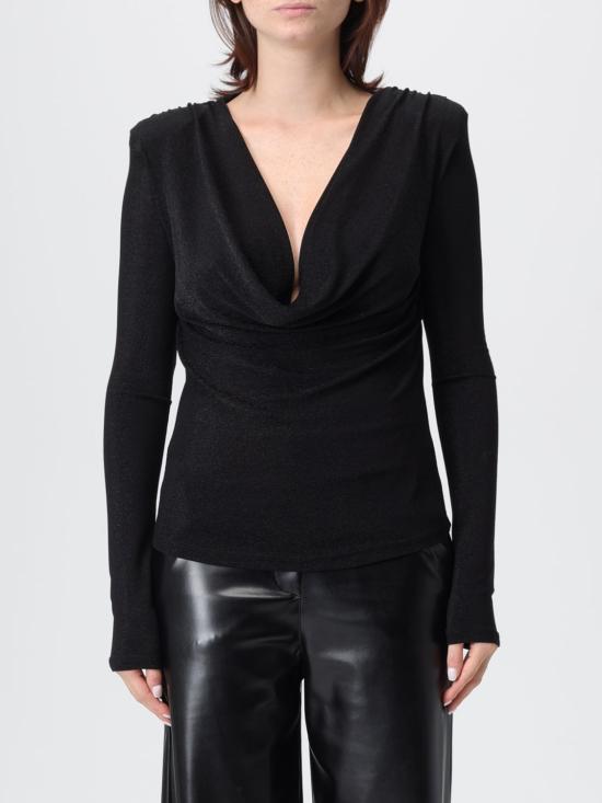 25FW 하니타 탑 H M3089 4446 NERO Black