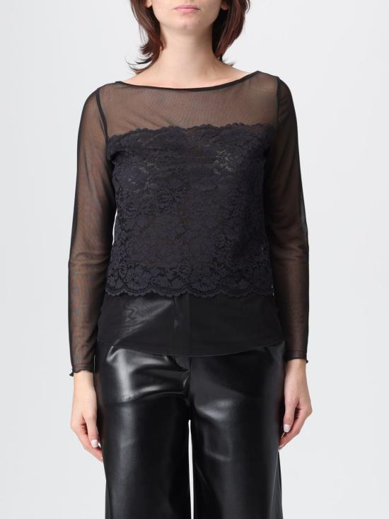 25FW 하니타 긴팔 티셔츠 H M3047 4461 NERO Black