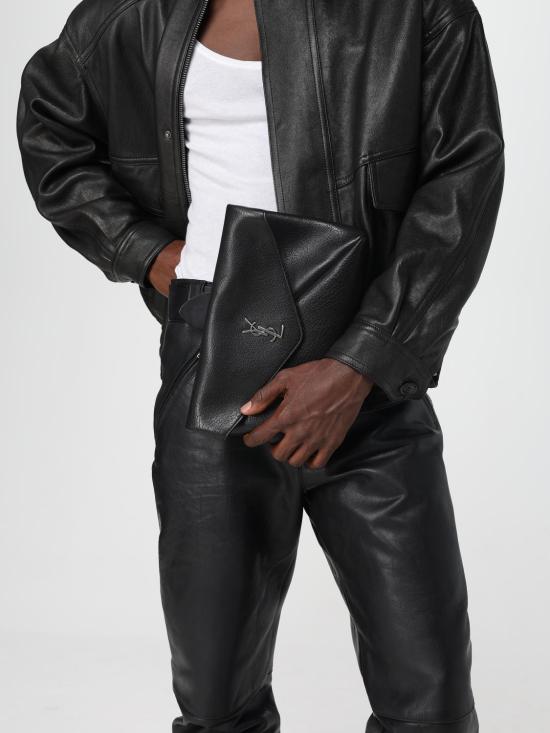25FW 생로랑 클러치/파우치 778181AACIA 1000 Black - SAINT LAURENT