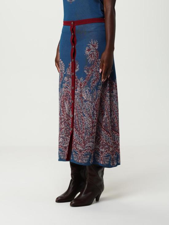 25FW 에트로 롱 스커트 WRKB0050AQ167 X0883 Violet - ETRO