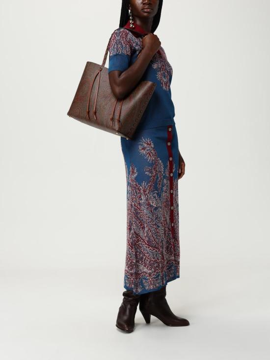 25FW 에트로 롱 스커트 WRKB0050AQ167 X0883 Violet - ETRO