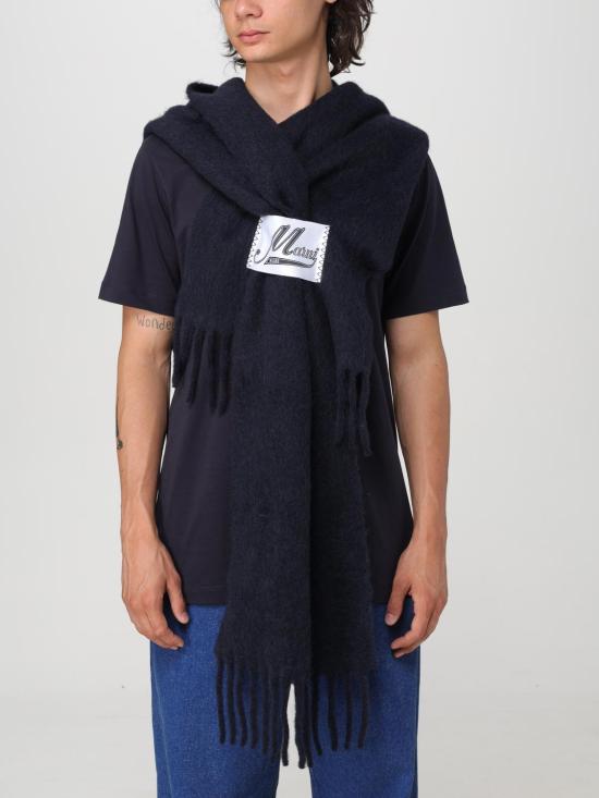 25FW 마르니 머플러/스카프 ASZC0005A0UTW918 00B99 Blue 1 - MARNI