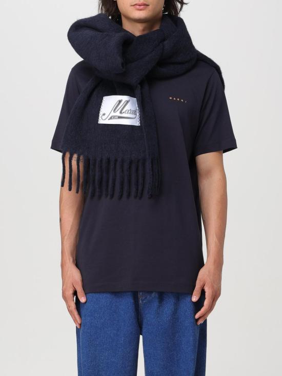 25FW 마르니 머플러/스카프 ASZC0005A0UTW918 00B99 Blue 1 - MARNI