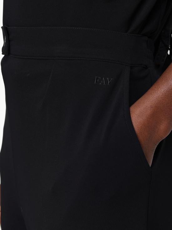 25FW 페이 스트레이트 팬츠 NTW8850466SXBB B999 Black - FAY