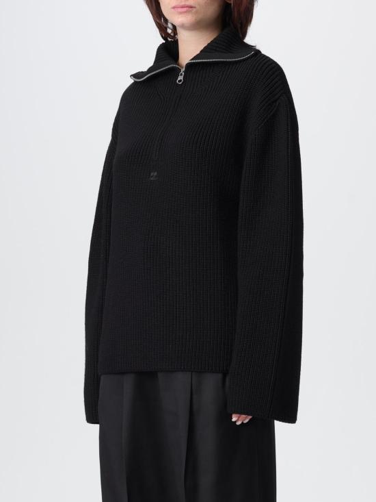 25FW 쿠레쥬 스웨터 325MPU243TFI0036 9999 Black - COURREGES