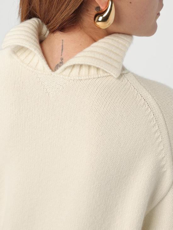 25FW 보테가베네타 터틀넥 805953V4O70 9071 White - BOTTEGA VENETA