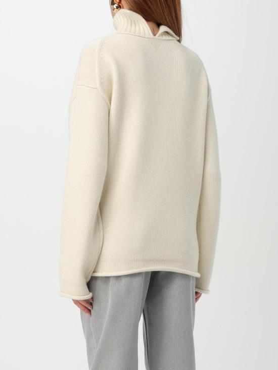 25FW 보테가베네타 터틀넥 805953V4O70 9071 White - BOTTEGA VENETA