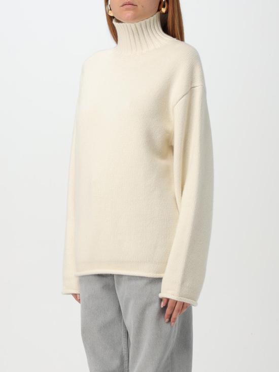 25FW 보테가베네타 터틀넥 805953V4O70 9071 White - BOTTEGA VENETA