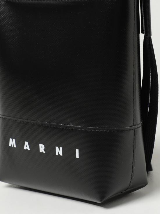 25FW 마르니 숄더백 SBMQ0068A0P5769 00N99 Black - MARNI
