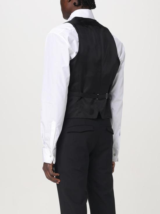 25FW 엠포리오 아르마니 베스트 01J0G001597 999 Black - EMPORIO ARMANI