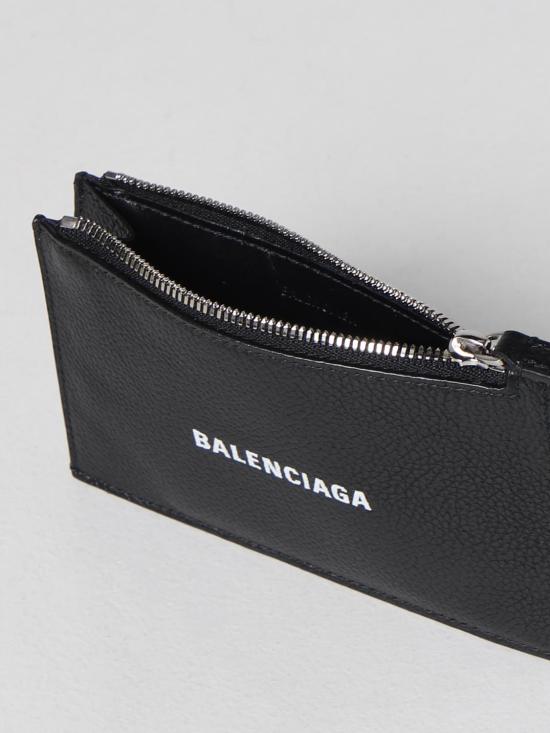 26SS 발렌시아가 롱 코인 앤 카드 홀더 6405351IZI3 1090 Black - BALENCIAGA
