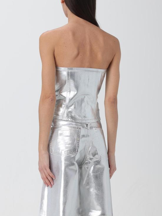 25FW 가니 민소매 티셔츠 J1379 151 White - GANNI