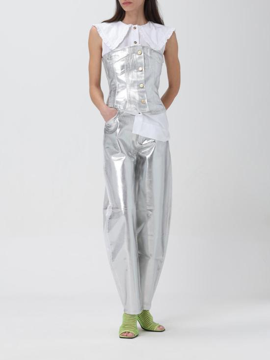 25FW 가니 민소매 티셔츠 J1379 151 White - GANNI