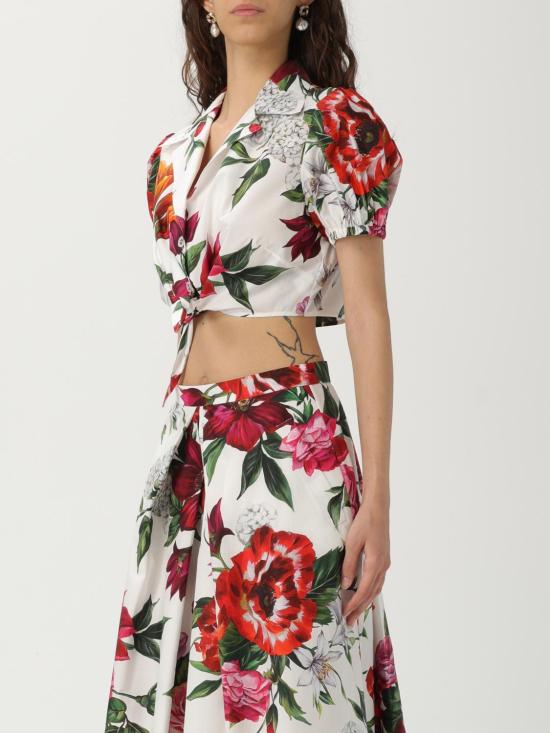 25FW 돌체앤가바나 블라우스 F5T66THS5TQ HA5PB Red - DOLCE & GABBANA