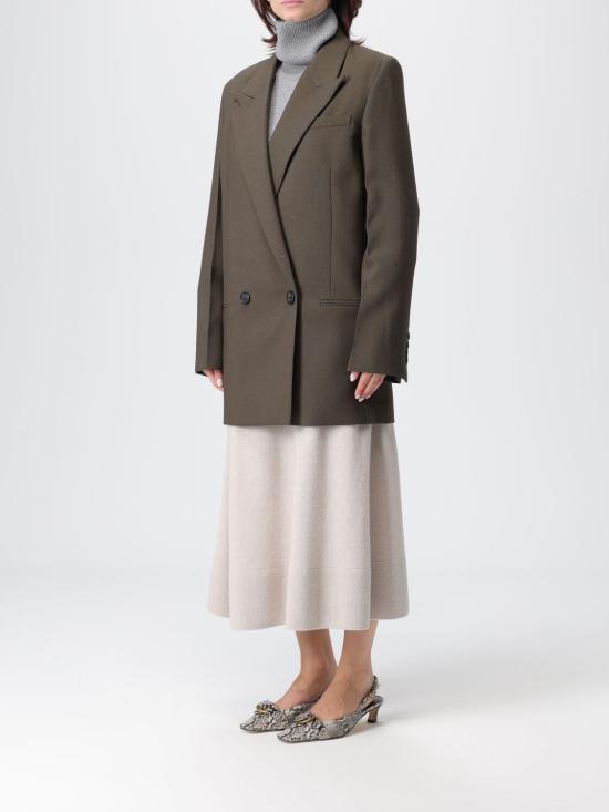 25FW 토템 수트 자켓 254WRZ0058FB0537 032 Green - TOTEME