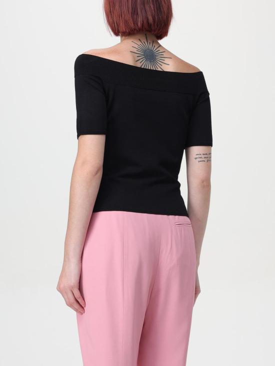 25FW 알렉산더 맥퀸 반팔 티셔츠 669510Q1AV4 1000 Black - ALEXANDER MCQUEEN