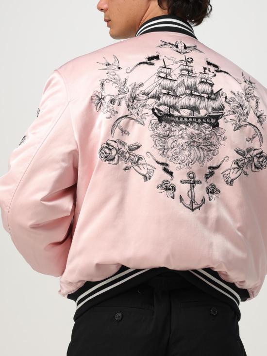 25FW 알렉산더 맥퀸 봄버 자켓 827989QSAB5 5009 Pink - ALEXANDER MCQUEEN