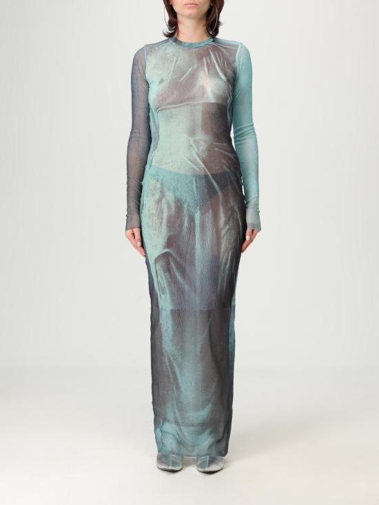 25FW 장 폴 고티에 롱 원피스 2503WDR027M004P 5557 Blue