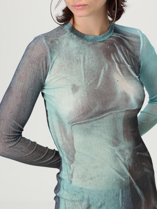 25FW 장 폴 고티에 롱 원피스 2503WDR027M004P 5557 Blue - JEAN PAUL GAULTIER