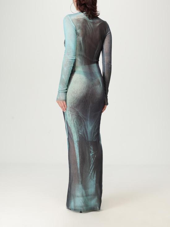 25FW 장 폴 고티에 롱 원피스 2503WDR027M004P 5557 Blue - JEAN PAUL GAULTIER