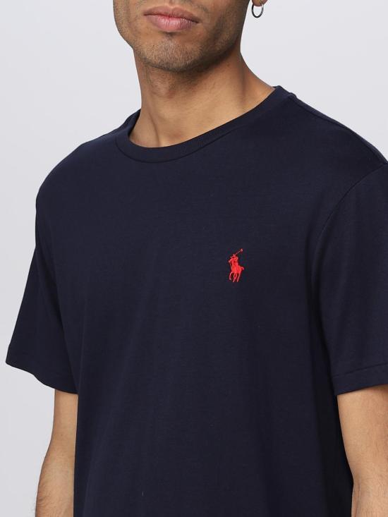 25FW 폴로 랄프로렌 반팔 티셔츠 710680785 004 Blue - POLO RALPH LAUREN