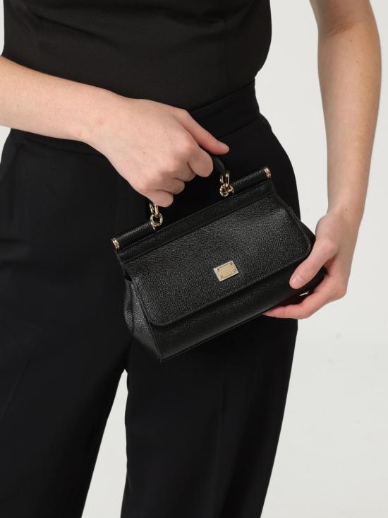 26SS 돌체앤가바나 SICILY 시실리 스몰 핸드백 BB7116B1001 80999 Black - DOLCE & GABBANA
