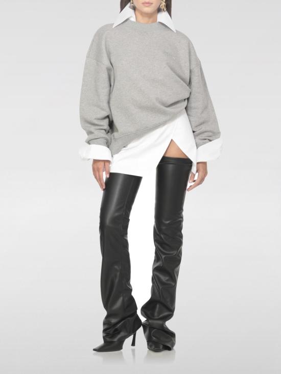 25FW 디 아티코 스웨터 251WCF00021JJF003AA 183 Grey - THE ATTICO