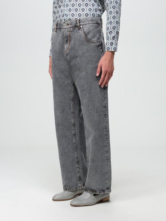 25FW 에트로 데님 팬츠 1W8069651 2 Grey - ETRO