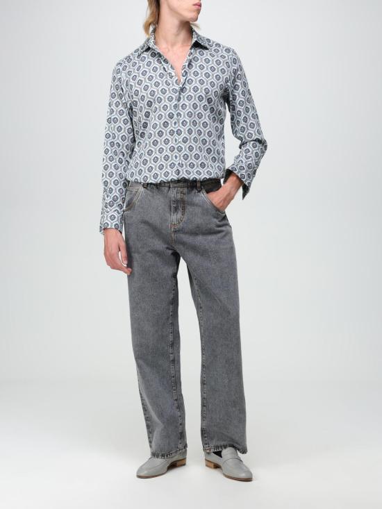 25FW 에트로 데님 팬츠 1W8069651 2 Grey - ETRO