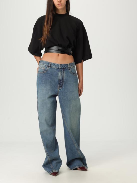 25FW 알라이아 데님 팬츠 AA9P1181D006B 505 Blue - ALAIA