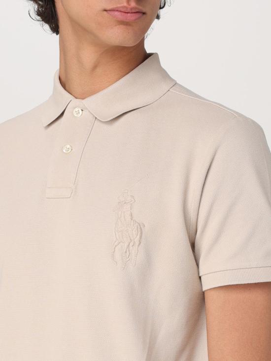 25FW 폴로 랄프로렌 폴로 티셔츠 710938137 011 Grey - POLO RALPH LAUREN