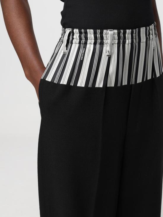 25FW 펜디 스트레이트 팬츠 FR6535AWZB F0GME Black - FENDI