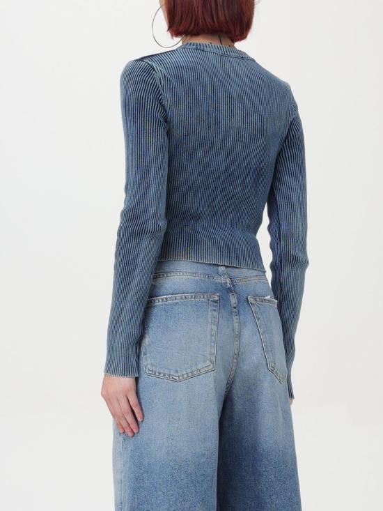 25FW 디젤 M 앵커 A 립 니트 탑 오발 D A148100ANAH 8AT Blue - DIESEL