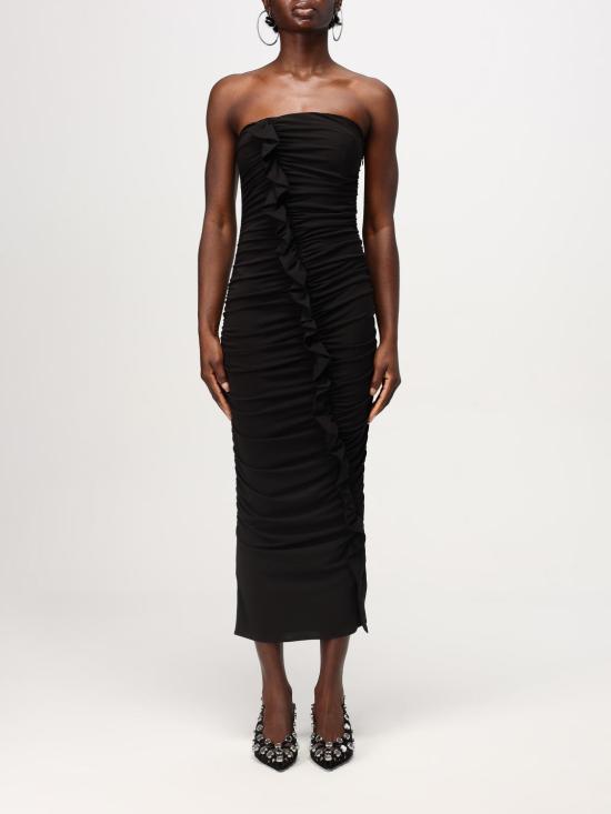 25FW 디 아티코 롱 원피스 248WCM153A014 100 Black