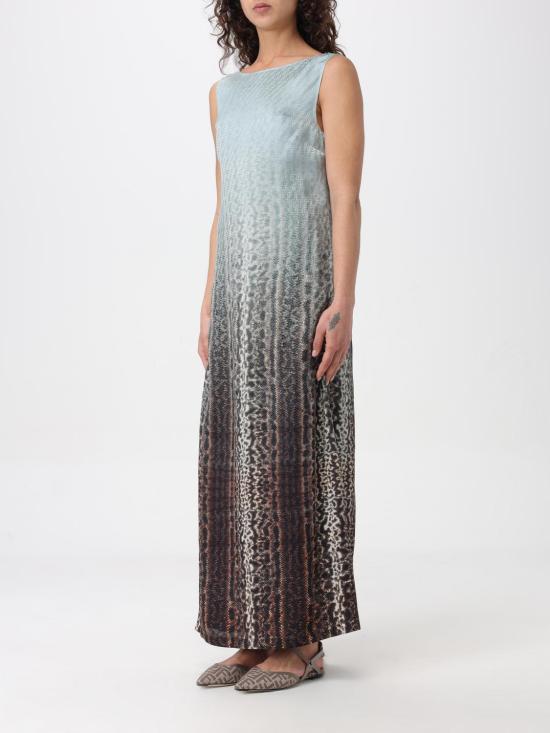 25FW 펜디 롱 원피스 FDD027ARUF F08S8 Dust - FENDI