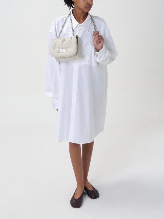 25FW 마르지엘라 롱 원피스 S51DT0014S43001 100 White - MAISON MARGIELA