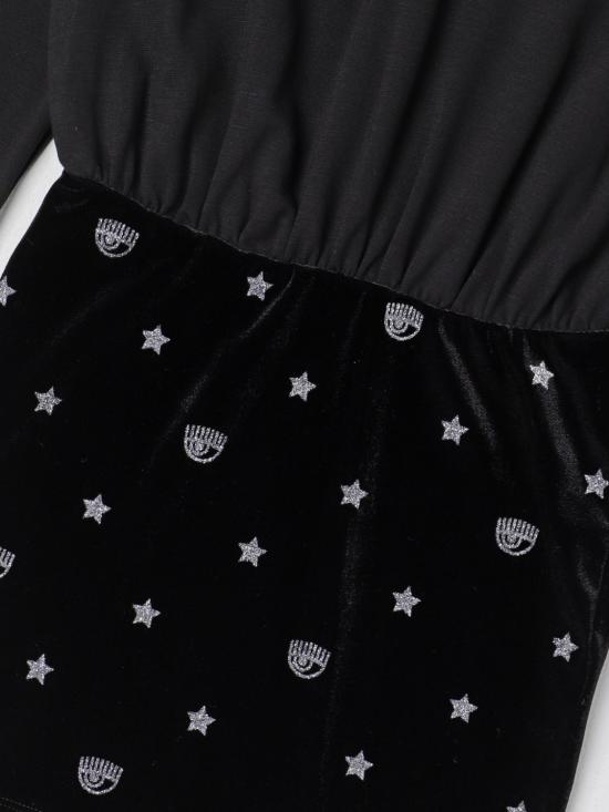25FW [키즈] 키아라 페라그니 원피스 51B9042207 0050 Black - CHIARA FERRAGNI