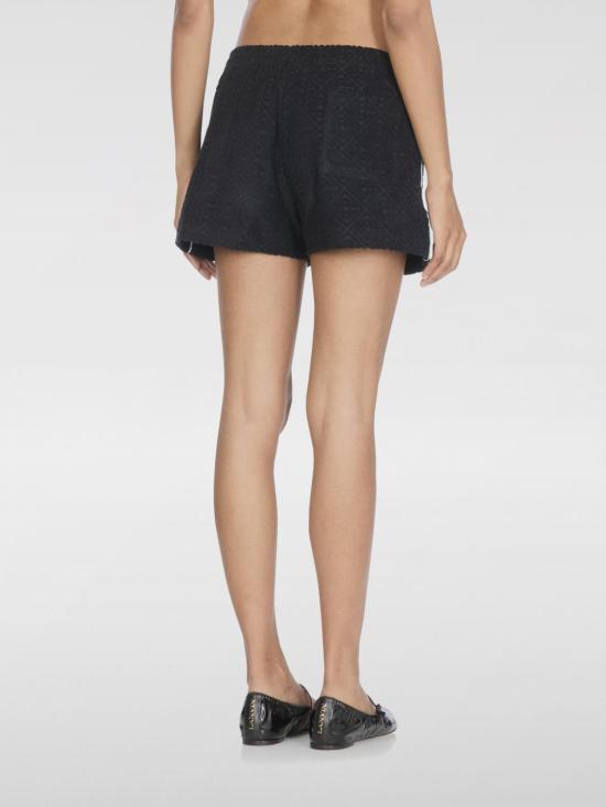 25FW 카사블랑카 숏팬츠 WPF25JTR272 01 Black - CASABLANCA