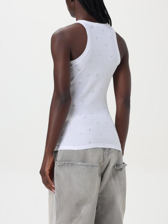 25FW 디 아티코 민소매 티셔츠 247WCT276J051L 480 White - THE ATTICO