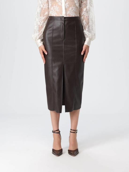 25FW 하니타 스커트 H G1007 4453 MORO Brown