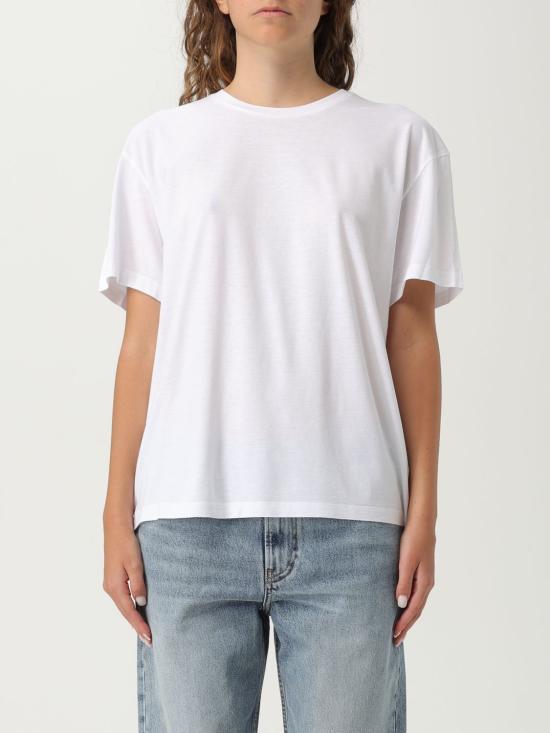 25FW 토템 반팔 티셔츠 252WRT0529FB0419 047 White