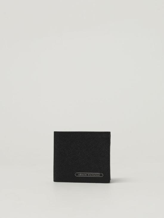 25FW 알마니 AX 로고 각인 블랙 남성 지갑 XM000167AF12702 UC001 Black