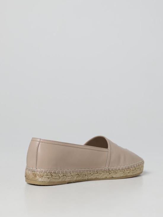 25FW 생로랑 램스킨 모노그램 에스파드리유 458573AAALP 9908 Blush Pink - SAINT LAURENT