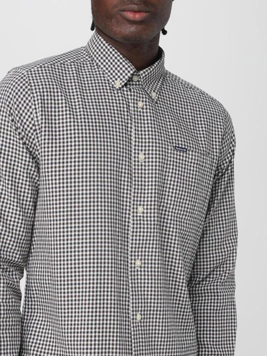 25FW 바버 셔츠 MSH5027 BR17 Black - BARBOUR