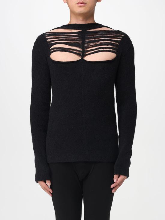 25FW 릭 오웬스 스웨터 RU02E1670KGRIDP 09 Black