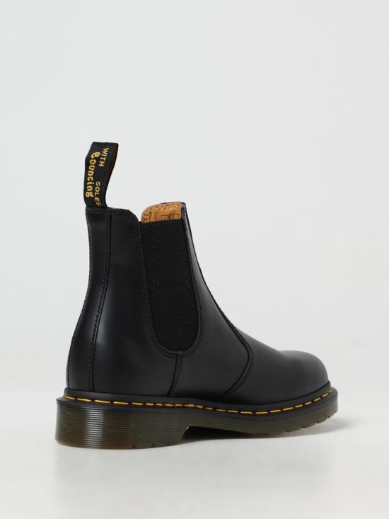 25FW 닥터마틴 2976 옐로우 스티치 스무스 레더 첼시 부츠 22227001 Black - DR.MARTENS