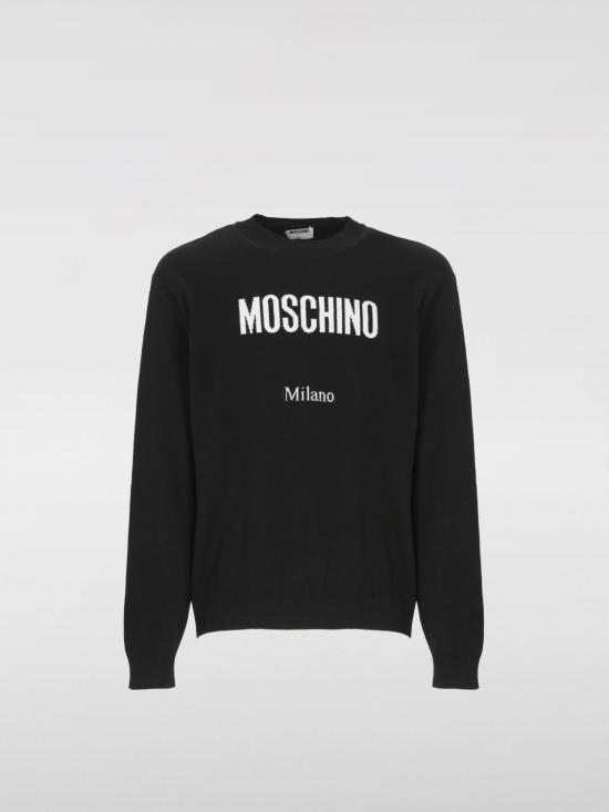 25FW 모스키노 스웨터 09315202 0555 Black - MOSCHINO